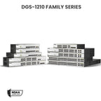DLINK BUSINESS DGS-1210-10 10-PORT GIGABIT WEB SMART SWITCH INCLUDING 2 GIGABIT SFP PORTS