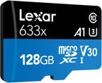 Lexar High-Performance 633x 32GB microSDHC UHS-I Card w/ SD Adapter, Up To 100MB/s Read, for Smartphones, Tablets, and Action Cameras