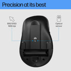 HP M120 Wireless Mouse, 2.4 GHz Wireless Connection, 6 Buttons, Up to 1600 DPI