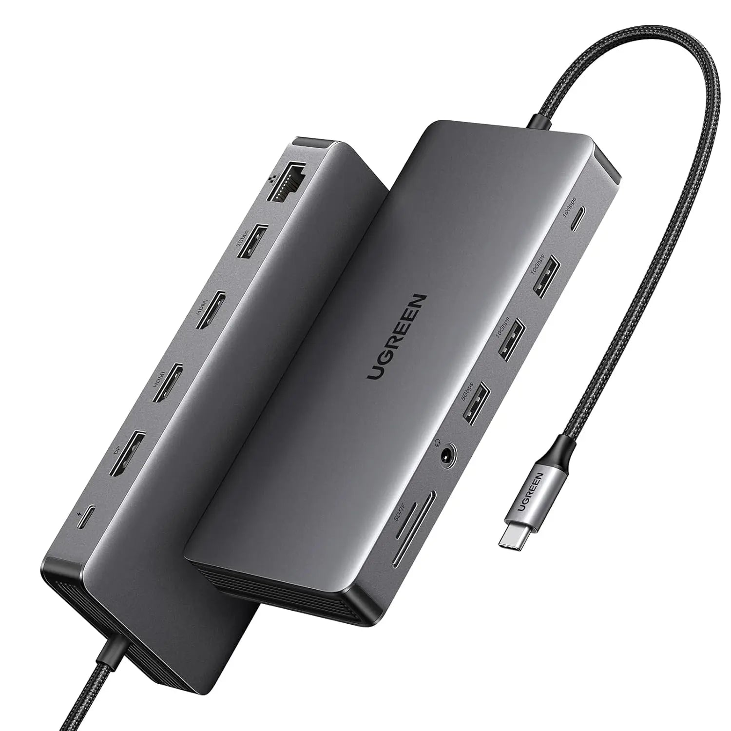 UGREEN 13-in-1 USB-C Hub Triple Display Docking Station 4K HDMI DP 100W PD 10Gbps Ethernet SD TF MacBook Windows 15978