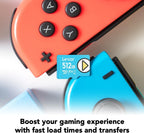Lexar 512GB PLAY micro SD Card, UHS-I, C10, U3, V30, A2, Full HD, 4K, Up to 205/140 MB/s microSDXC Memory Card, Expanded Storage for Nintendo-Switch 1, Gaming, Smartphones, Tablets (LMSPLAY512G-BNSNU)