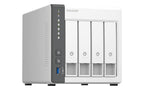 QNAP TS-433 Quad Core 4 Bay Network Attached Storage Enclosure - White
