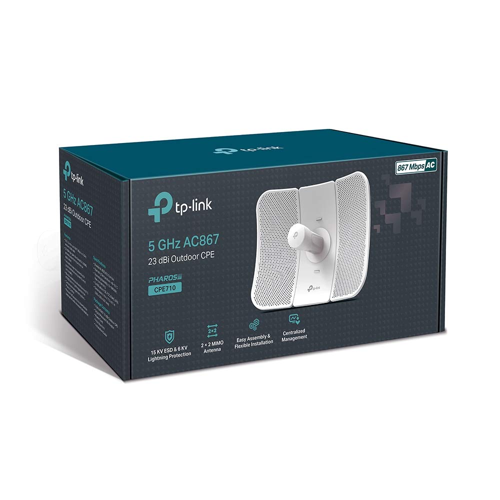 TP-Link CPE710 5GHz 867Mbps 23dBi Outdoor CPE Antenna Wireless Access Point