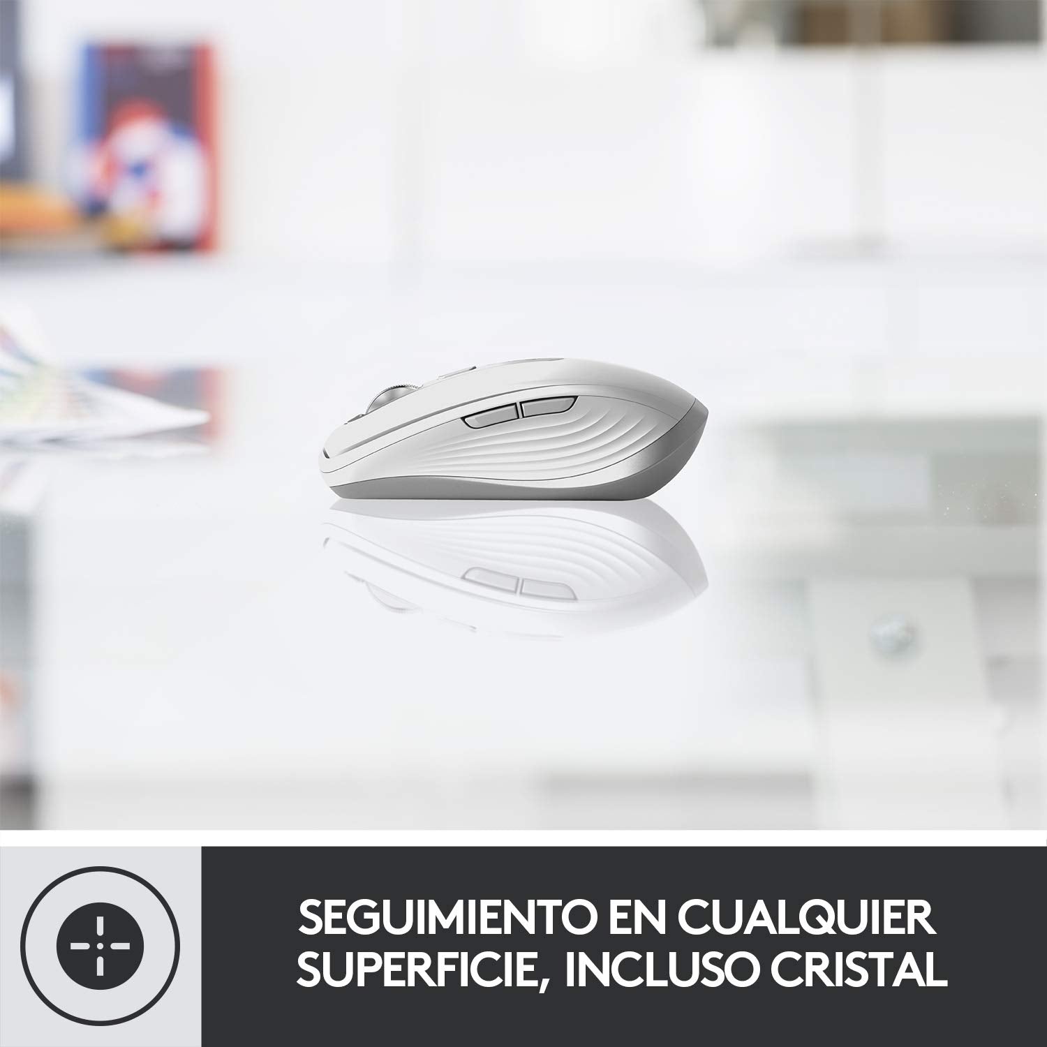 Logitech MX Anywhere 3 USB-C Bluetooth 4000DPI Compact Wireless Mouse - White