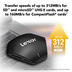 Lexar Professional Multi-Card 3-in-1 USB 3.1 Reader (LRW500URBNA)