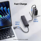 UGREEN 6-in-1 Multifunctional USB-C Hub HDMI 2 USB-A 3.2 1 USB 3.2 C RJ45 100W PD Ethernet Dock Multi Port (45000)