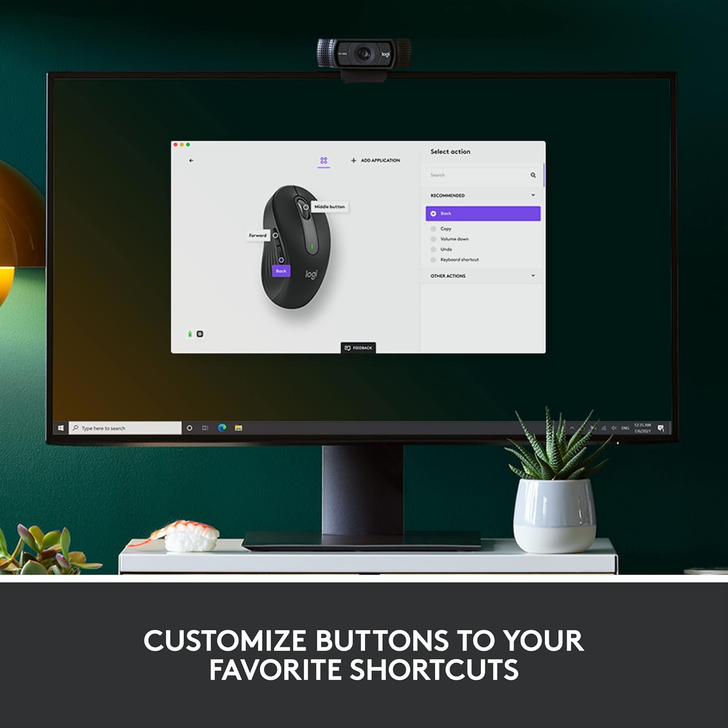 Logitech Signature M650 Optical Wireless Mouse - Graphite