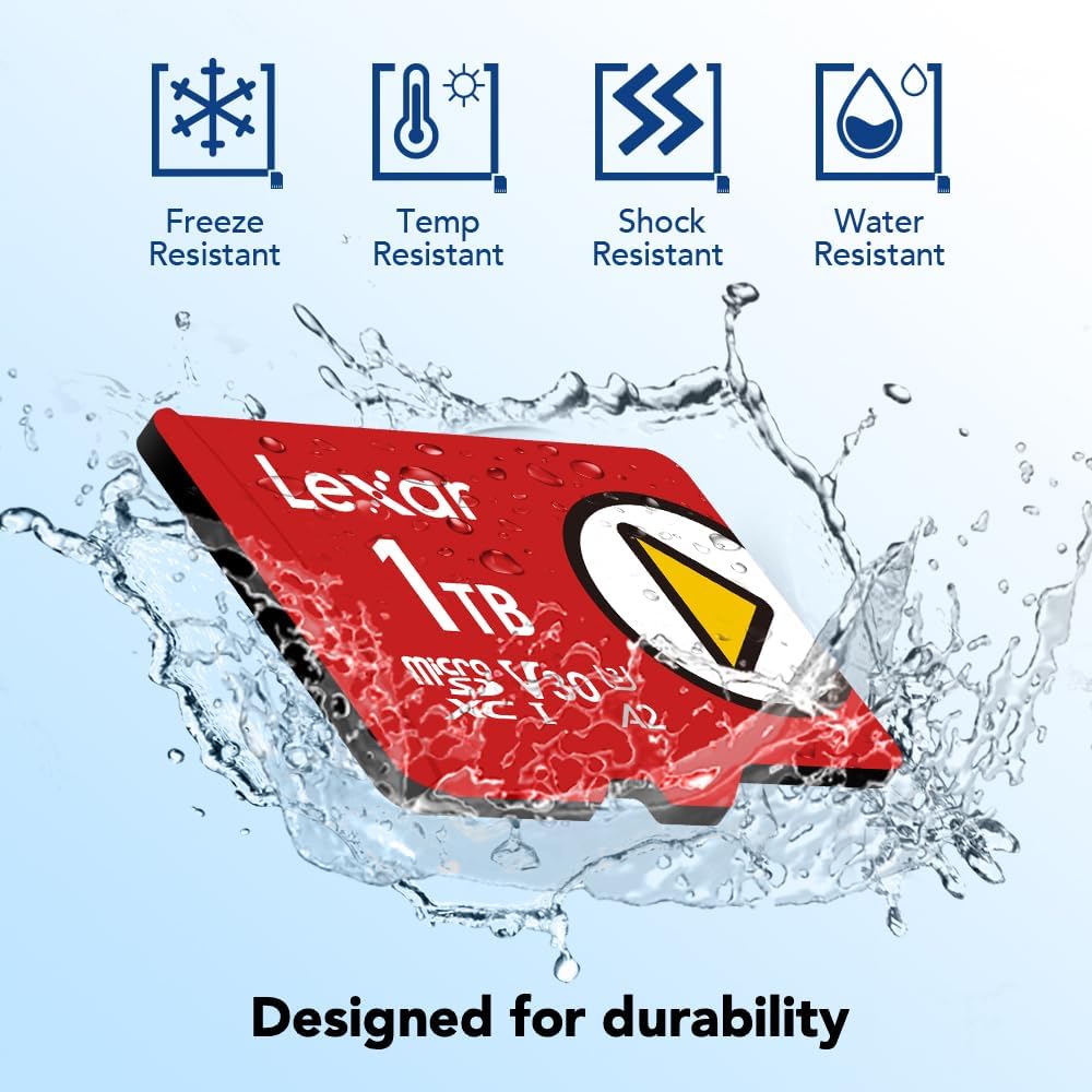 Lexar Play PRO microSD Express Card, UHS-I, C10, U3, V30, Full HD, 4K, Up to 900/600 MB/s Memory Card, Compatible w/Nintendo-Switch 2, ASUS ROG Ally, Steam Deck, Gaming (LMSXPS0256G-BNNNU)