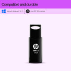 HP 64 GB 712w USB 3.2 Flash Drive - Black