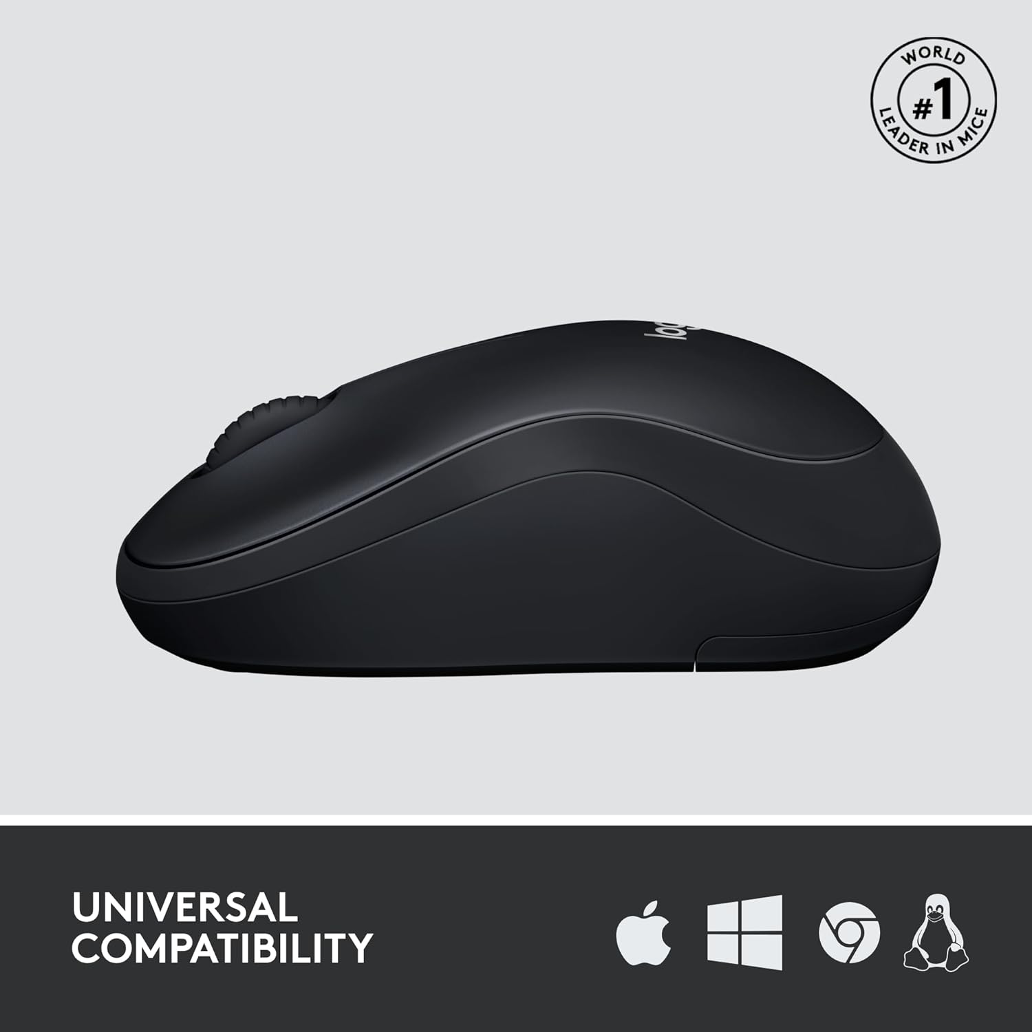 Logitech M220 1000DPI 2.4GHz Silent Wireless Mouse - Charcoal