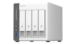 QNAP TS-433 Quad Core 4 Bay Network Attached Storage Enclosure - White