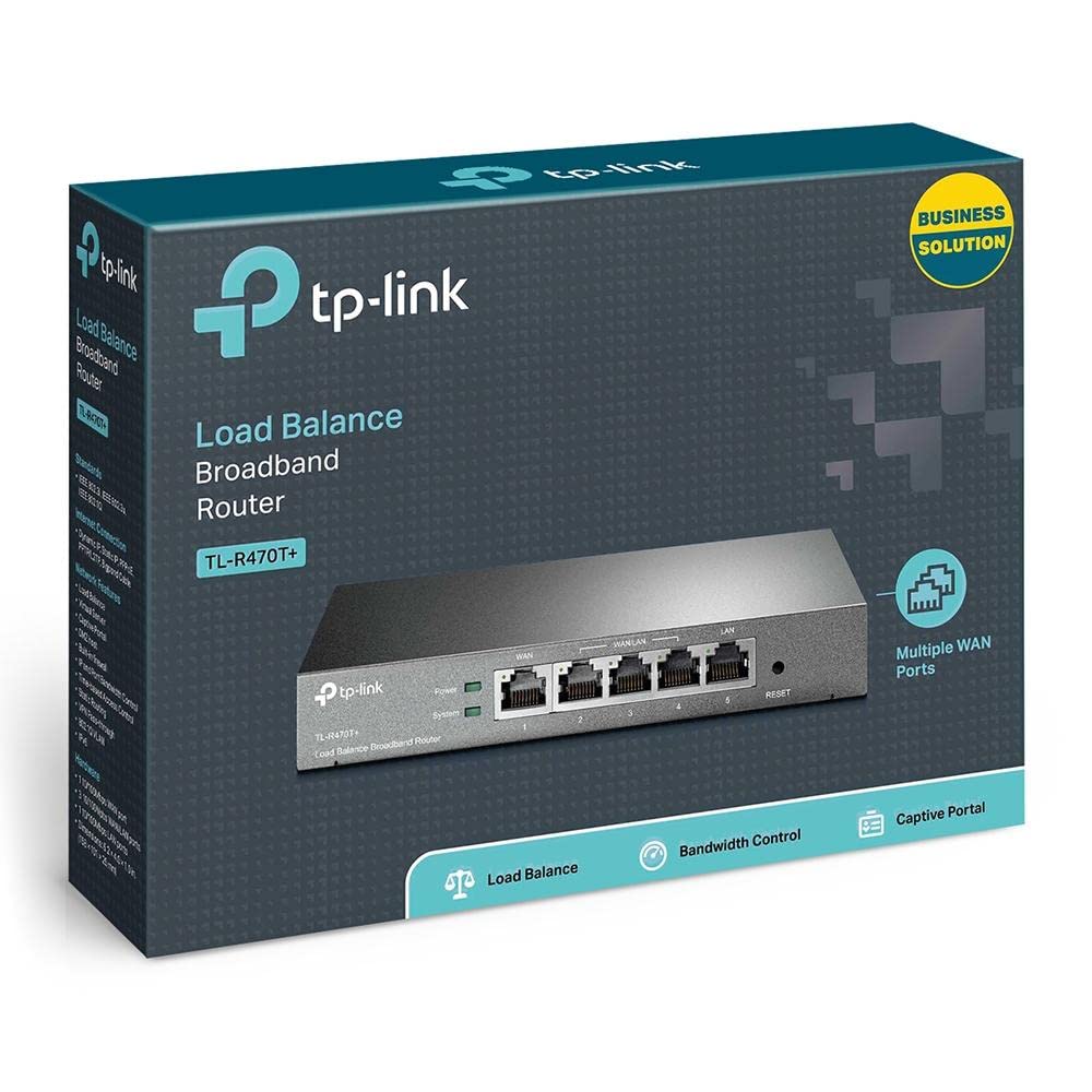 TP-Link TL-R470T+ Single Band Load Balance Broadband Business Router