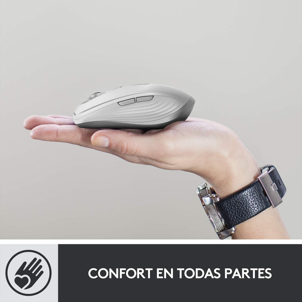 Logitech MX Anywhere 3 USB-C Bluetooth 4000DPI Compact Wireless Mouse - White