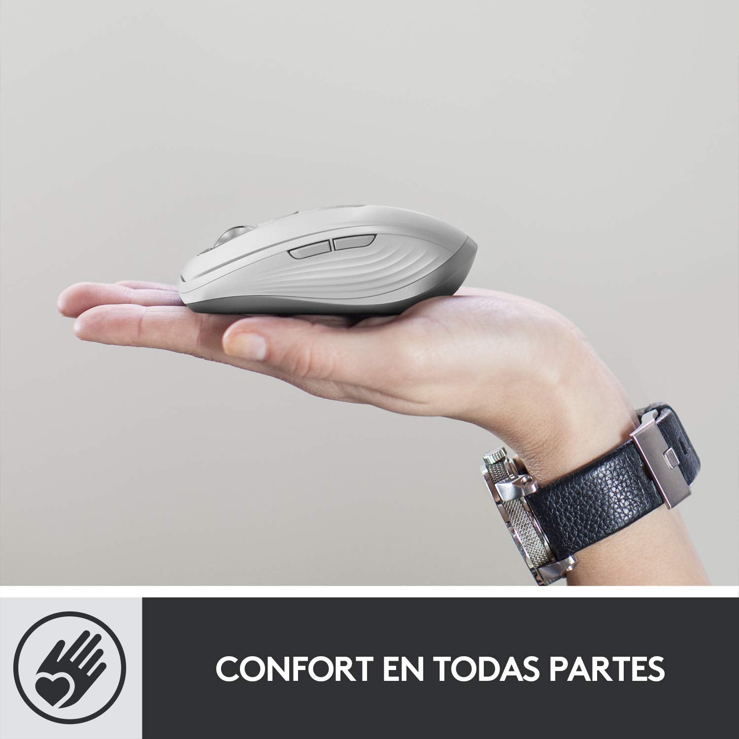Logitech MX Anywhere 3 USB-C Bluetooth 4000DPI Compact Wireless Mouse - White