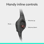Handheld electronic device with volume and mute controls on a light gray background