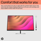 HP E32K G5 31.5" 2160p 4K UHD IPS Panel 99% sRGB Eye Ease USB-C Monitor with Speakers