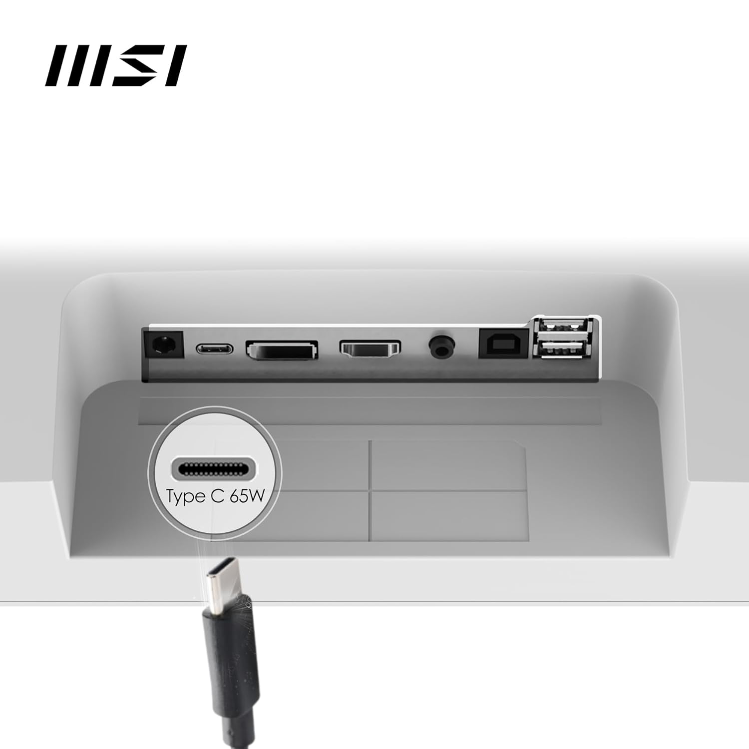 MSI Modern MD272XPW 27" FHD 100Hz 4ms IPS Built-in-Speaker Monitor-White