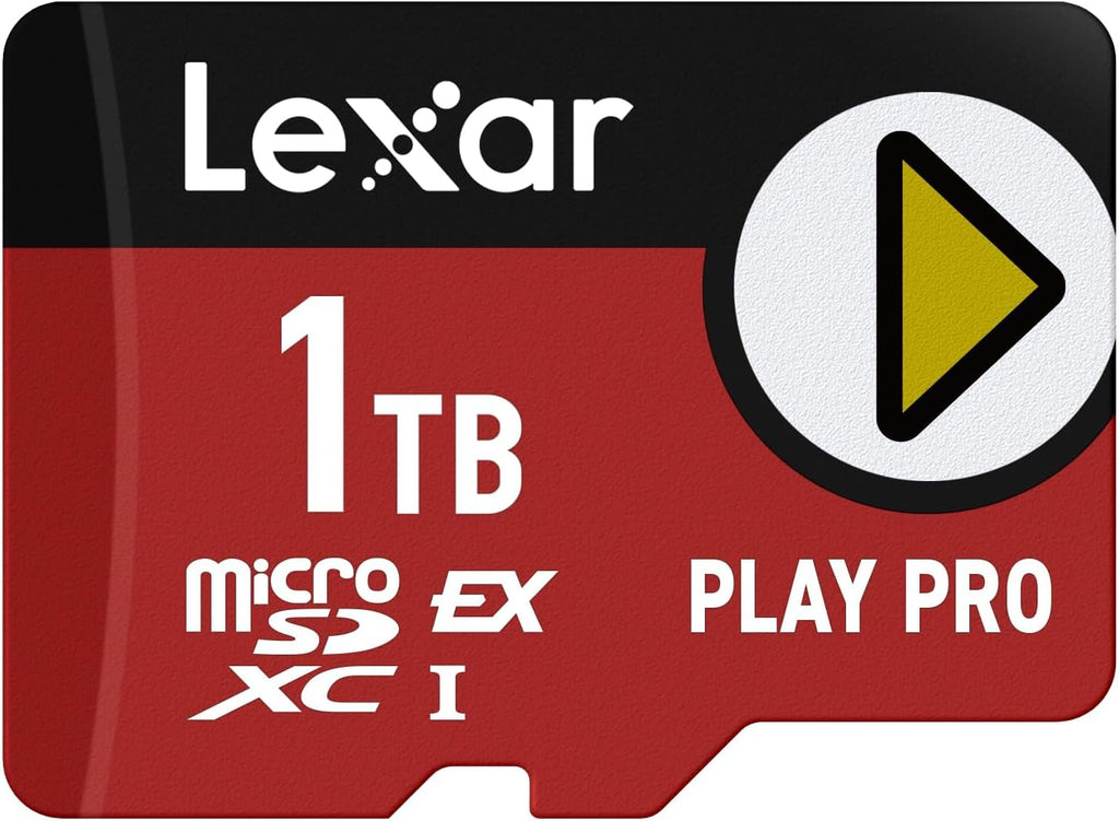 Lexar Play PRO microSD Express Card, UHS-I, C10, U3, V30, Full HD, 4K, Up to 900/600 MB/s Memory Card, Compatible w/Nintendo-Switch 2, ASUS ROG Ally, Steam Deck, Gaming (LMSXPS0256G-BNNNU)