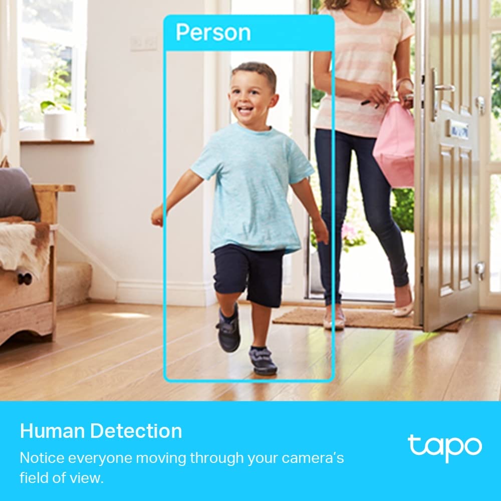 TP-Link Tapo C225 4MP 2K QHD 1440p Pan/Tilt AI Home Security Wi-Fi Camera - White
