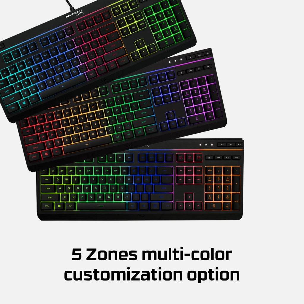 HyperX Alloy Core RGB Gaming Keyboard with Membrane switches