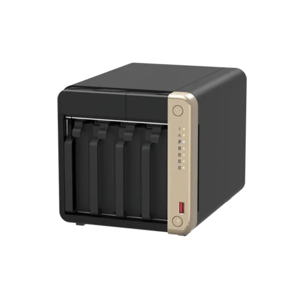QNAP TS-464-8G NAS with 16TB Seagate IronWolf (4x4TB) 8GB RAM 2.5GbE & HDMI | RAID 5 Ready For Media & Business