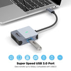 Black-i Type-C to DVI with 1 Port USB 3.0 (4K@30Hz)