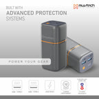TitanX 20000mAh Power Bank | PD & QC Fast Charging | Dual Type-C + Dual USB-A Outputs (4 Devices at Once) | LED Display | Compact Tower Design | Safe & Reliable for Smartphones, Tablets & More