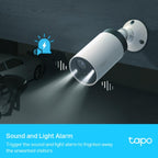 TP Link Tapo C420S2 2K QHD Wire Free Smart WIFI Security Camera IP65 (2 Camera Kit)