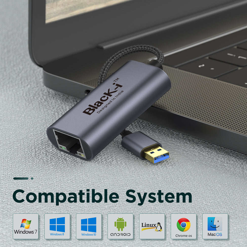Black-i USB 3.0 to Gigabit Lan Converter