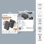 Nano Tank 20000mAh Power Bank with 22.5W Fast Charging, Dual Built-in Cables, Multiple USB Ports, Digital Display, Heavy-Duty High-Capacity Portable Charger