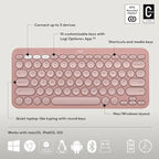 Logitech Pebble 2 Combo Wireless Bluetooth Keyboard & Mouse Set with Logi Bolt Receiver