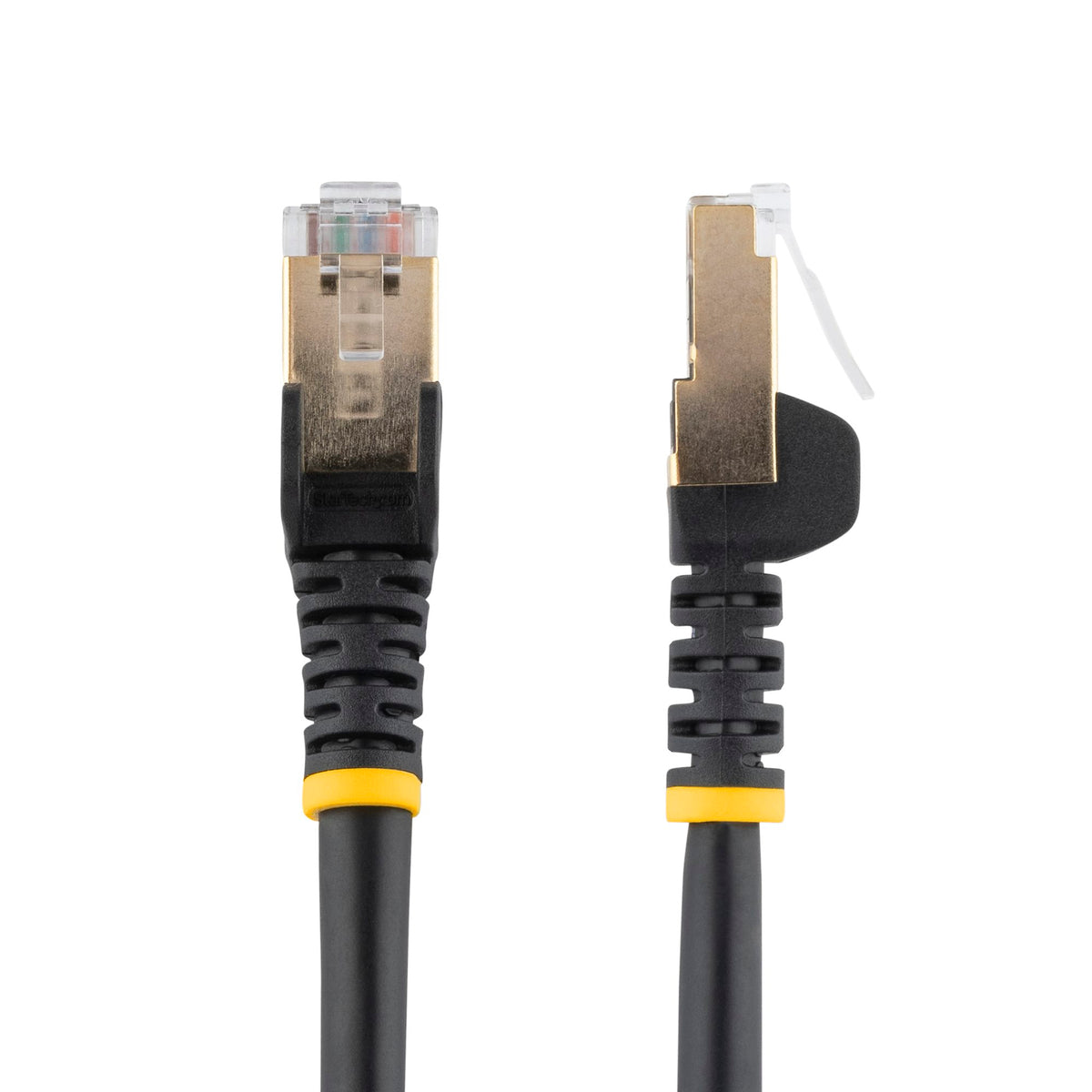StarTech C6ASPAT10BK 10ft Cat6a Shielded Ethernet Cable black detail