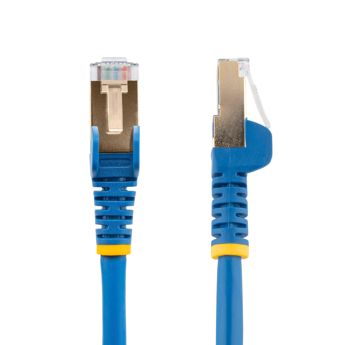 StarTech C6ASPAT10BL 10ft Cat6a Shielded Ethernet Cable – blue cable displayed against a plain background