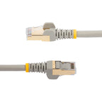 StarTech C6ASPAT10GR 10ft Cat6a Shielded Ethernet Cable – grey cable coiled