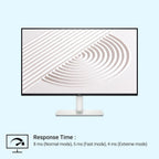 Dell S2725HS 27" 100Hz 1080p FHD Antiglare IPS Panel Computer Monitor with Dual Speakers - Silver