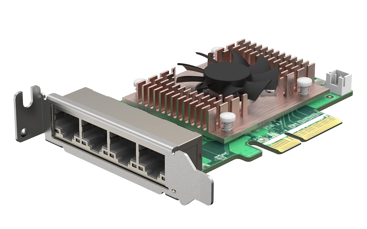 QNAP QXG-2G4T-I225 | Quad-Port 2.5GbE Network Expansion Card | 4-Speed