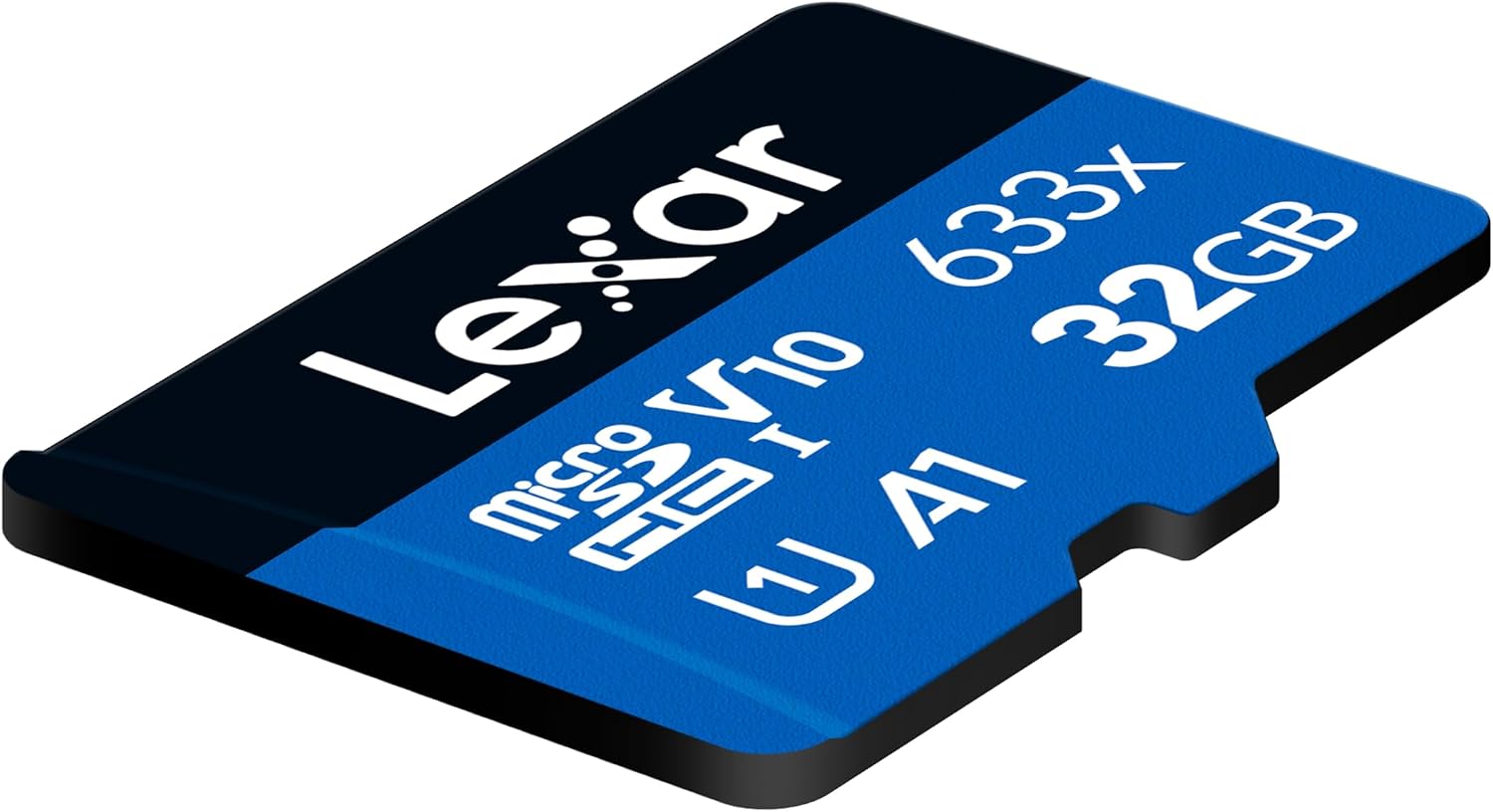 Lexar High-Performance 633x 32GB microSDHC UHS-I Card w/ SD Adapter, Up To 100MB/s Read, for Smartphones, Tablets, and Action Cameras