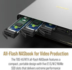 QNAP TBS-h574TX-i5-16G 5 Bay 10GbE High-Performance Thunderbolt 4 E1.S All-Flash NASbook