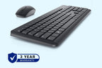 Dell KM3322W USB Wireless Spill-Resistant Keyboard and Mouse Combo - Black