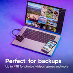 Crucial X9 1TB 2.5" USB Type C External Portable Solid State Drive - Black
