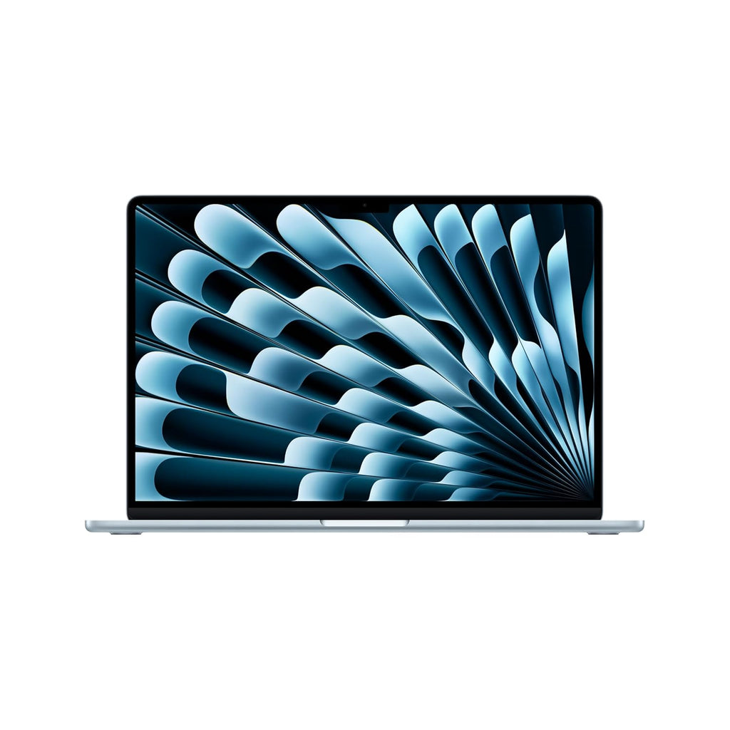 Apple 2026 MacBook Air 15″ Laptop with M5 chip: AI and Apple Intelligence, 38.91 cm (15.3″) Liquid Retina Display, 16GB Unified Memory, 512GB SSD Storage, 12MP Center Stage Camera, Touch ID; Sky Blue