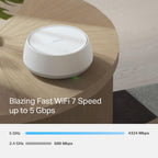 TP-Link BE5000 Deco BE25 Dual-Band Whole Home Mesh WiFi 7 System - 1 Pack