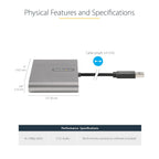 StarTech.com USB 3.0 to Quad HDMI Display Adapter - External Video & Graphics Card - 1080p 60Hz Multi Monitor Converter - Windows Only (USB32HD4)