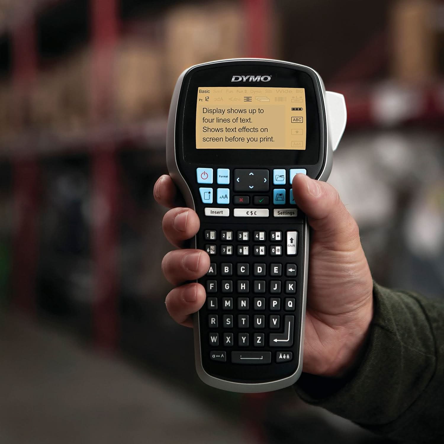 DYMO LABELMANAGER 420P HIGH PERFORMANCE RECHARGEABLE PORTABLE LABEL MAKER WITH COMPUTER CONNECTION