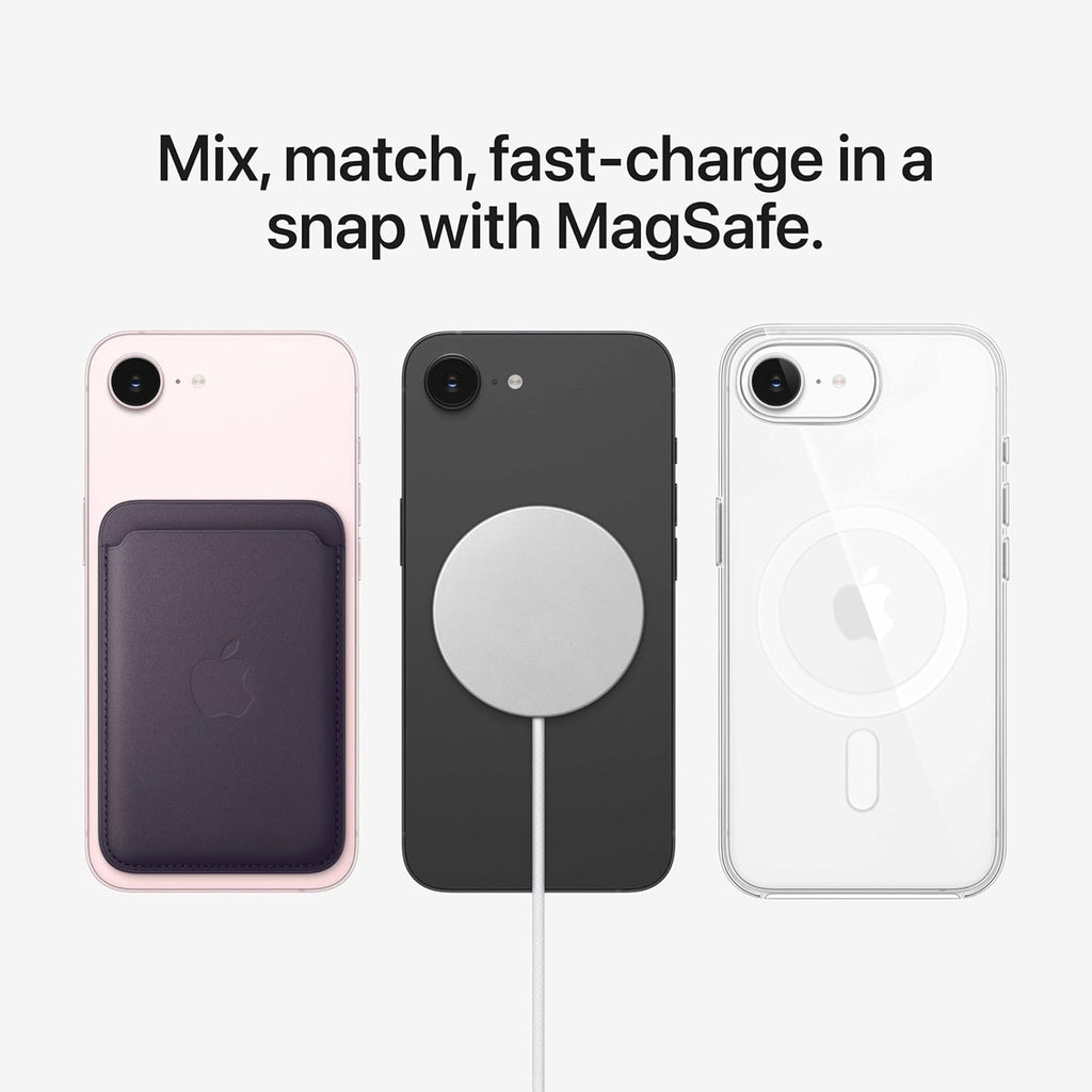 iPhone 17e 256 GB: 15.40 cm (6.1″) Super Retina XDR Display, A19 Chip, All-Day Battery Life, 48MP Fusion Camera, 256GB Starting Storage; Soft Pink