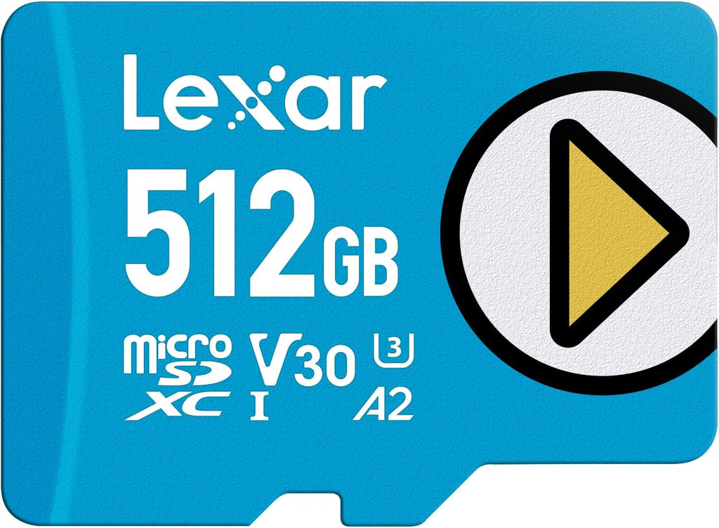 Lexar Play PRO microSD Express Card, UHS-I, C10, U3, V30, Full HD, 4K, Up to 900/600 MB/s Memory Card, Compatible w/Nintendo-Switch 2, ASUS ROG Ally, Steam Deck, Gaming (LMSXPS0256G-BNNNU)