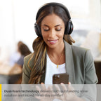 JABRA EVOLVE2 75 UC Bluetooth Wireless Advanced ANC On Ear Stereo Headset with USB-C Dongle