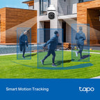 TP-Link TAPO C520WS 4MP 2K QHD Weatherproof Outdoor Security Smart Wi-Fi Camera - White