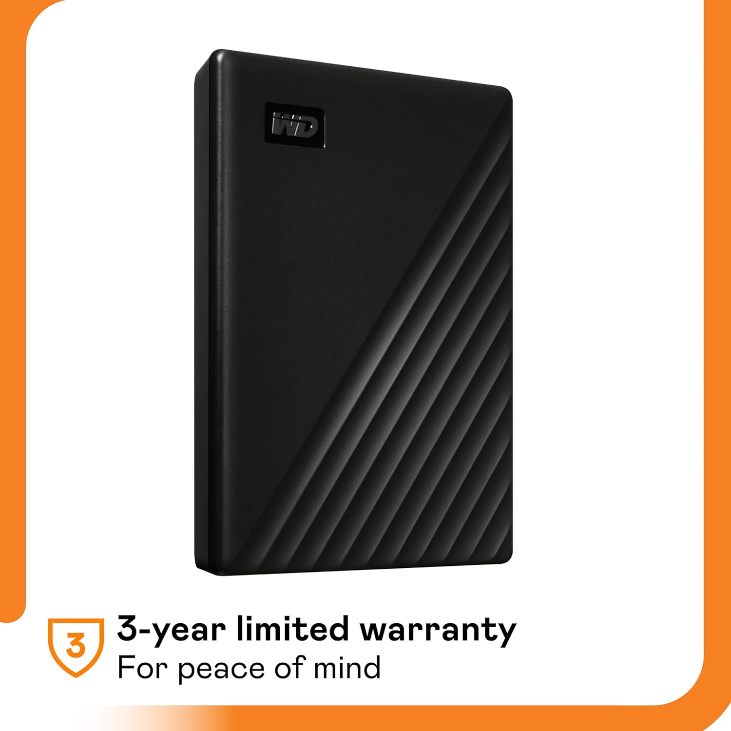 Western Digital 4TB My Passport USB 3.0 External Hard Drive (Black)