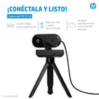 HP 320 FHD Webcam - USB-A Computer Camera with Mic & Privacy Cover - for Desktop, Laptop, & Chromebook